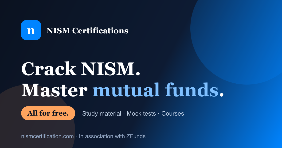 NISM Series XIII for SIF - Mock Test 3 | NISM Certifications